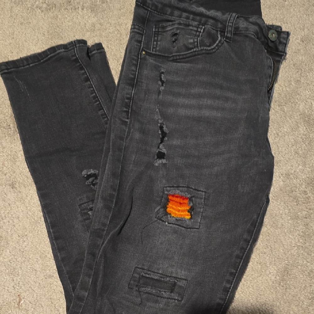The Limited Charcoal Gray High-Rise Jeans